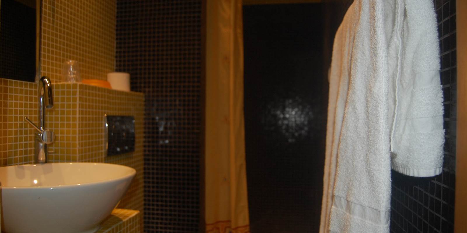 Salle de bain côté cour Hôtel Jean Bart près rue Vaugirard rue rennes rue assas Paris 6